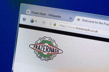 Ryazan, Rusya - 19 Ağustos 2018: Vikipedi sayfa hakkında Frazernashcouk Pc ekranda