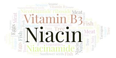 Niasin kelime bulutu.
