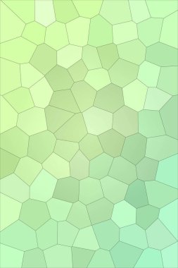 Yeşil ışık büyük altıgen güzel soyut Illustration. Projeniz için güzel arka plan.