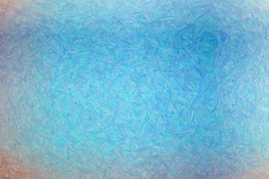 İzlenimcilik koyu renk boya arka plan illüstrasyon mavi ve kırmızı.