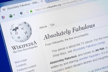 Ryazan, Rusya - 19 Ağustos 2018: Vikipedi sayfa hakkında mutlaka inanılmaz Pc ekranda