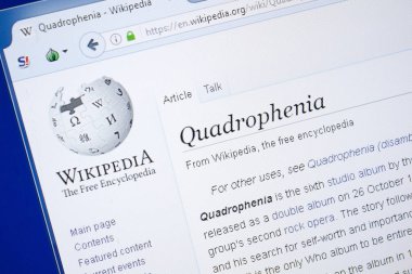 Ryazan, Rusya - 19 Ağustos 2018: Vikipedi sayfa hakkında Norman ı Pc ekranda