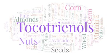 Tocotrienols kelime bulutu.