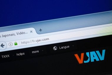 Ryazan, Rusya - 26 Ağustos 2018: Web sitesi ana Stream of oyun Pc. Url - Streamplay.me görüntüleme