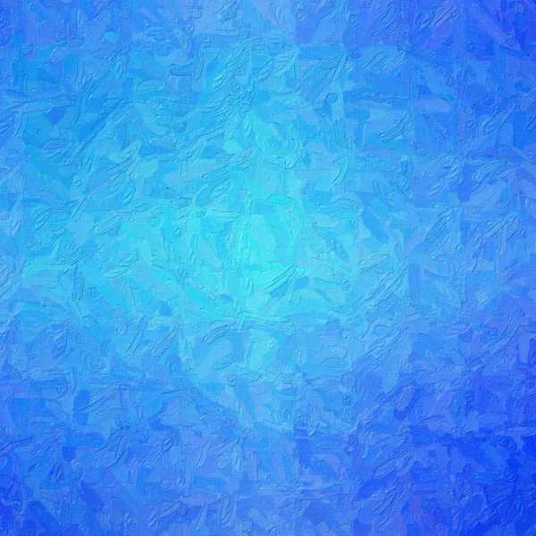 Buena Ilustración Abstracta Impasto Azul Con Pintura Pincel Grande Útil — Foto de Stock