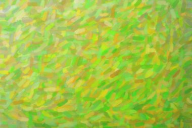 Zeytin yakışıklı soyut çizimi suluboya ile parlak boya renkleri. Parmak için yakışıklı.