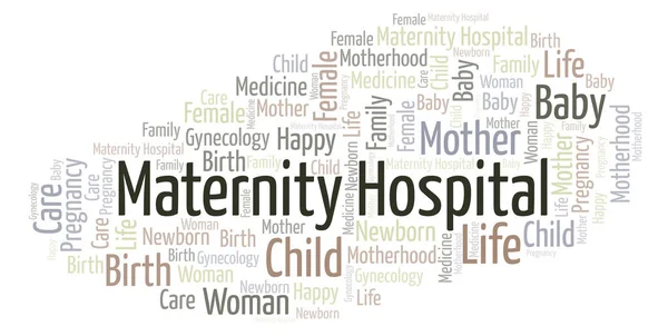 Maternity Hospital word cloud. — Stockfoto