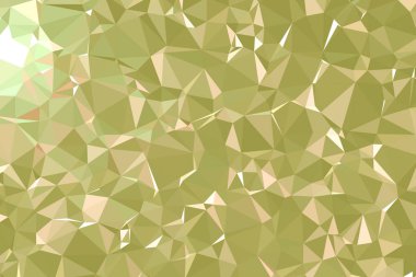 Yeşil ve sarı üçgen poligon güzel soyut Illustration. Güzel arka plan için senin iş.