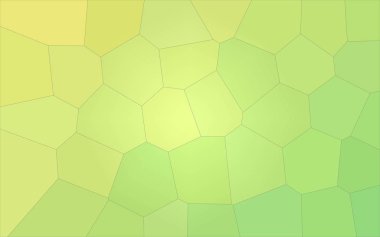 Pastel sarı ve yeşil dev altıgen arka plan illüstrasyon.