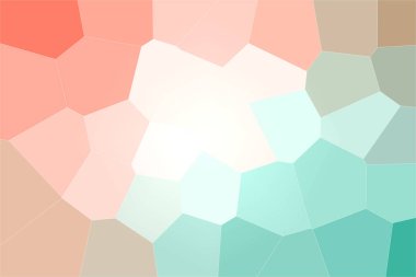 Yeşil, mavi ve kırmızı GIGANT altıgen güzel soyut Illustration. Parmak için yararlı arka plan.