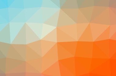 Turuncu soyut düşük poli zarif çok renkli arka plan resmi