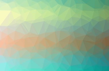 Yeşil poligonal modern çok renkli arka plan resmi