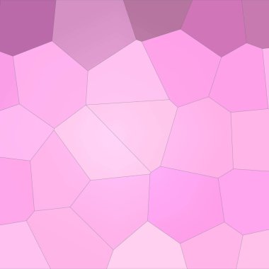 Soyut illüstrasyon kare pembe pastel dev altıgen dijital arka plan,