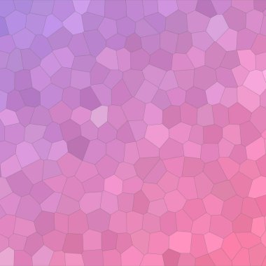 İllüstrasyon kare mor renkli dijital küçük altıgen arka plan, soyut