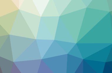 Mavi poligon resmi güzel çok renkli arka plan