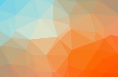 Turuncu düşük poli güzel çok renkli arka plan resmi