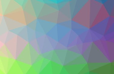 Yeşil soyut düşük poli zarif çok renkli arka plan resmi