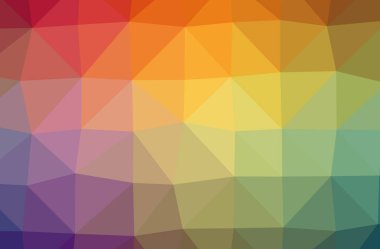 Turuncu poligon modern çok renkli arka plan resmi