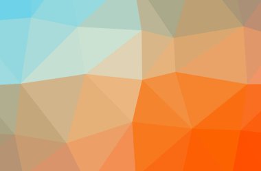 Turuncu poligon zarif çok renkli arka plan resmi