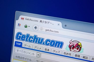 Ryazan, Rusya - 09 Eylül 2018: Getchu ana web sitesi Pc, url - Getchu.com görüntüleme.