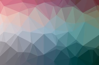 Mavi düşük poli resmi güzel çok renkli arka plan