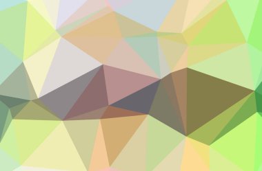 Yeşil poligonal zarif çok renkli arka planı gösteren resim