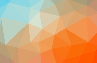 Turuncu soyut düşük poli zarif çok renkli arka plan resmi