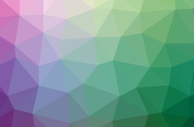 Yeşil soyut Çokgen çizimi güzel çok renkli arka plan