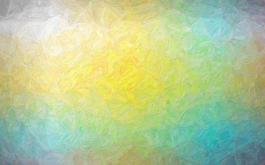 Mavi sarı ve yeşil arka plan, dijital boya