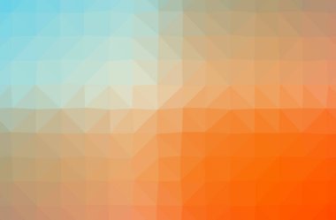 Turuncu düşük poli zarif çok renkli arka plan resmi