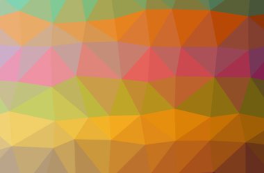 Turuncu poligonal güzel çok renkli arka plan resmi