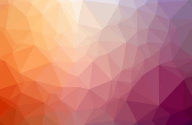 Turuncu düşük poli güzel çok renkli arka plan resmi