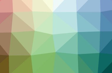 Mavi poligon modern çok renkli arka plan resmi