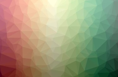 Yeşil poligon zarif çok renkli arka plan resmi