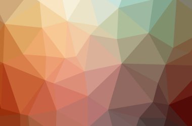Turuncu soyut düşük poli güzel çok renkli arka plan resmi