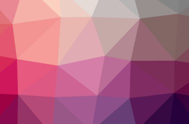 Kırmızı poligon modern çok renkli arka plan resmi