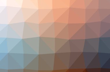 Turuncu soyut Çokgen çizimi güzel çok renkli arka plan