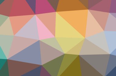 Turuncu düşük poli modern çok renkli arka plan resmi