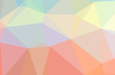 Turuncu poligon resmi güzel çok renkli arka plan