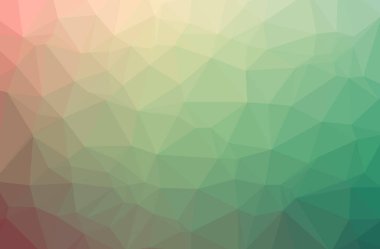 Yeşil düşük poli zarif çok renkli arka plan resmi