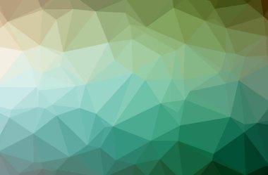 Yeşil poligonal güzel çok renkli arka plan resmi