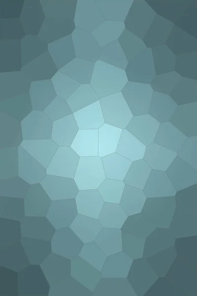 Ilustración Abstracta Del Fondo Verde Invernal Vertical Big Hexagon Generado — Foto de Stock