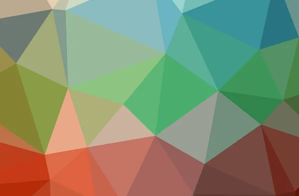 Illustration Green Abstract Polygonal Elegant Multicolor Background — Stock Photo, Image