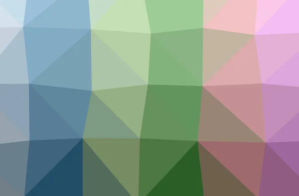 Illustratie Van Groene Veelhoekige Elegante Multicolor Achtergrond — Stockfoto