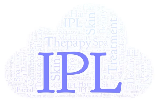 Облако Слов Ipl Wordcloud Made Text Only — стоковое фото