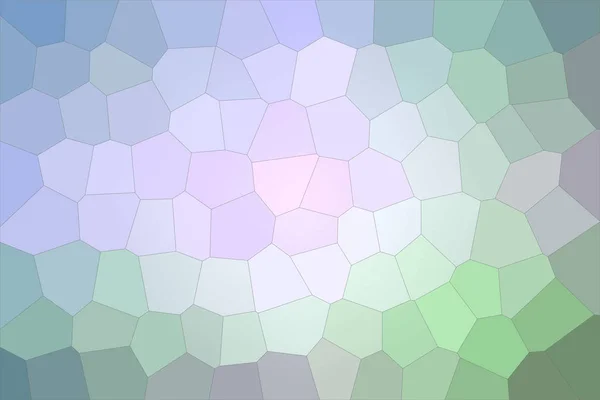 Illustrazione Astratta Blu Verde Viola Pastello Big Hexagon Sfondo Generato — Foto Stock
