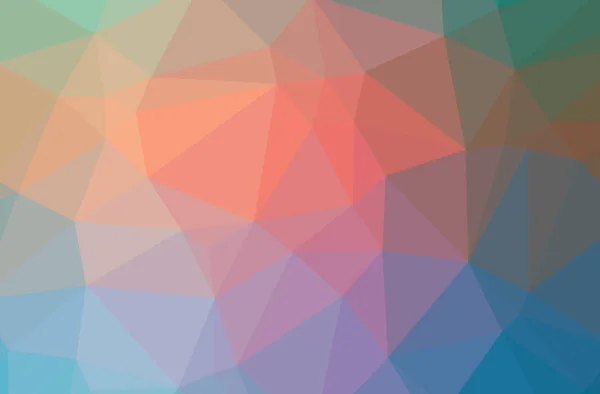 Ілюстрація Синього Абстрактного Багатокутника Гарний Багатобарвний Фон — стокове фото