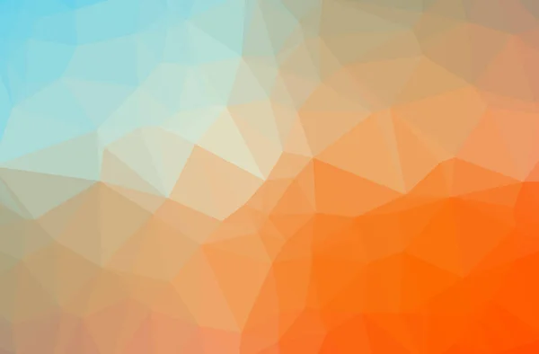 Иллюстрация Оранжевого Полигона Хороший Многоцветный Фон — стоковое фото