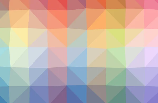 Illustration Orange Polygonal Nice Multicolor Background — Stock Photo, Image