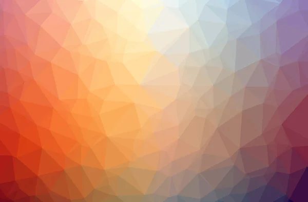 Illustration Orange Abstract Low Poly Elegant Multicolor Background — Stock Photo, Image